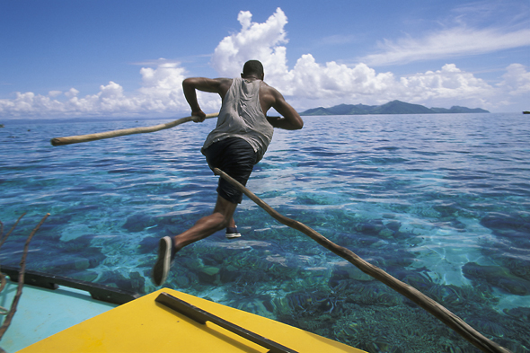 Fiskare på Beqa, Fiji